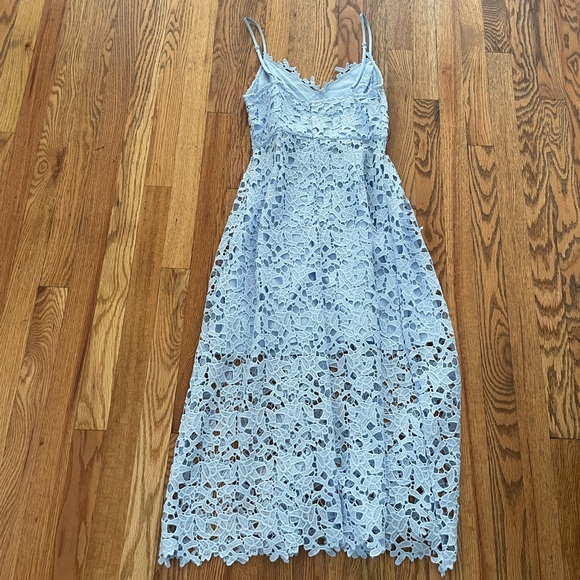 Lace A Line Midi Dress - Picture 5 of 9